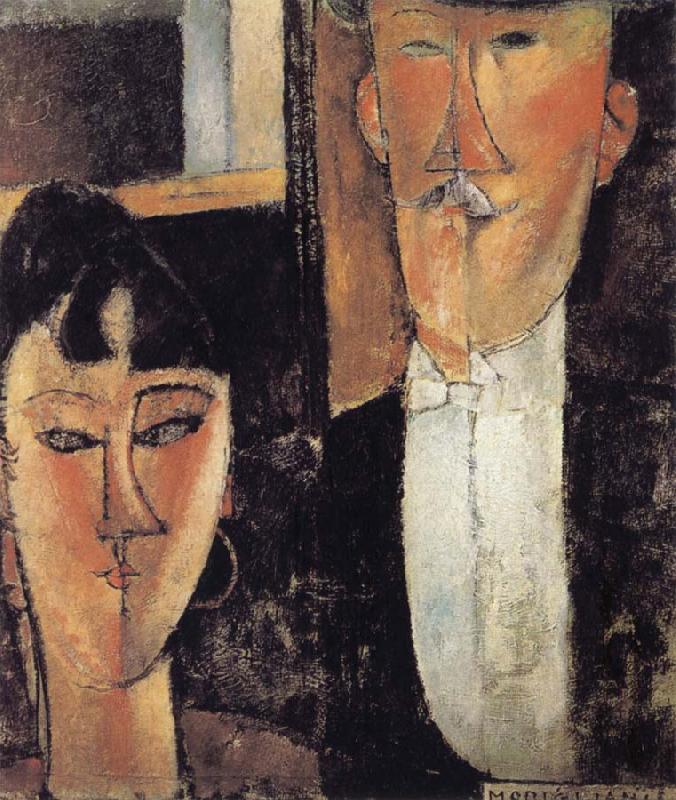 Amedeo Modigliani Bride and Groom oil painting picture